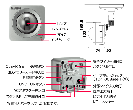 パナソニック(Panasonic)ネットワークカメラ MPEG4&JPEG 屋内タイプ BB