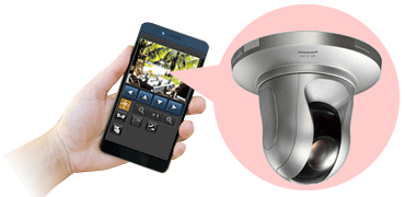 ネットワークカメラの映像をスマホからモニタリング
