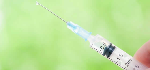 インフルエンザワクチンの注射