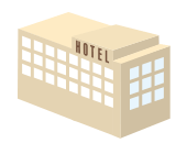 旅館、ホテル、民宿