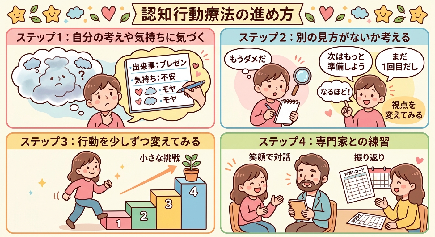 認知行動療法はどのように行うのか