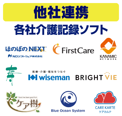 各社介護記録ソフト